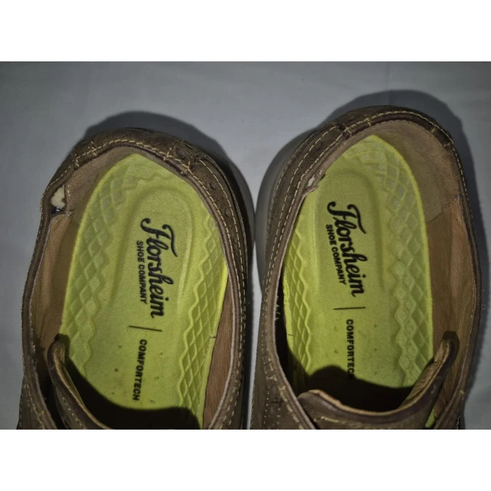 Florsheim‎ comfortech men's leather brown dress shoes sz 8